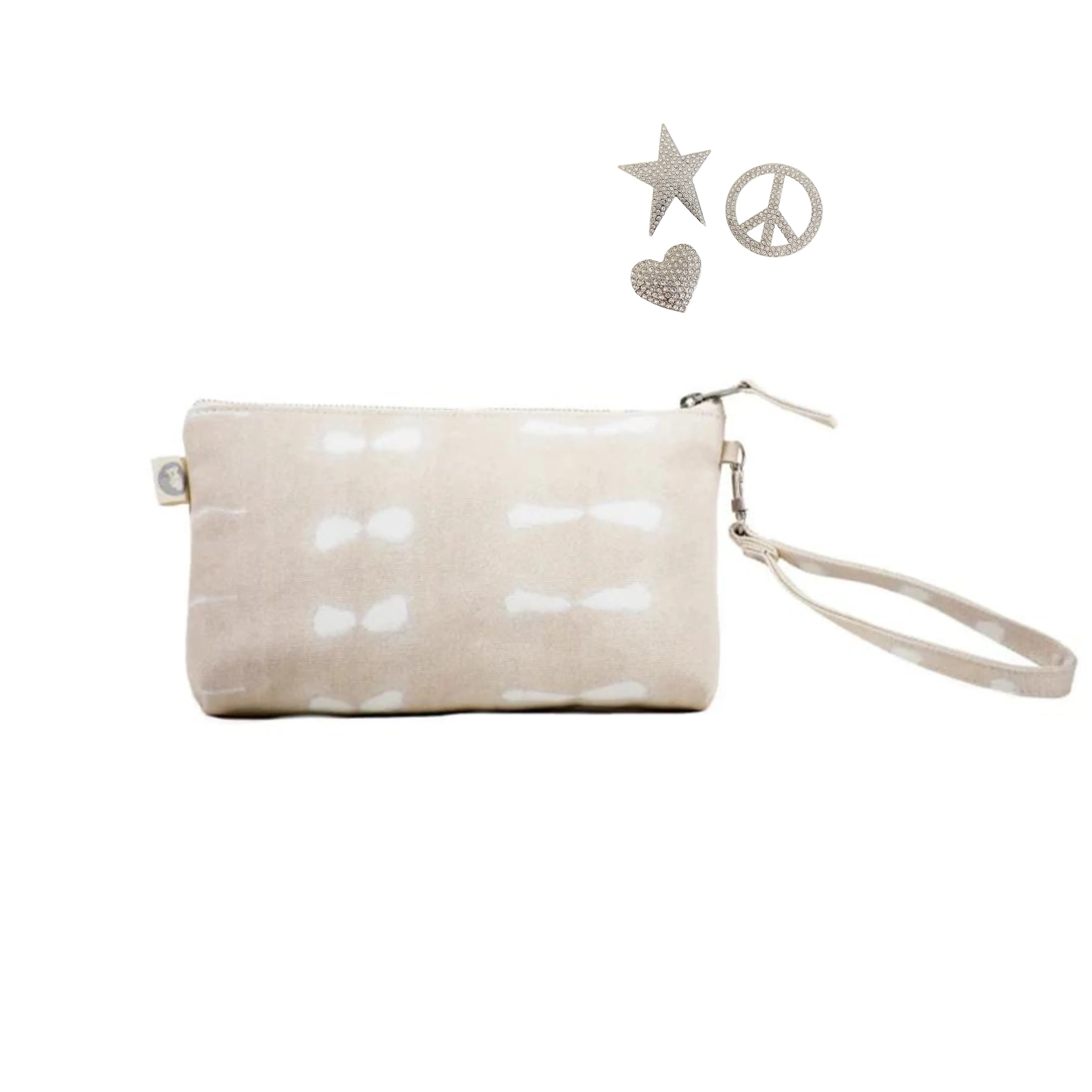 Mini Luxe Clutch Bundle: Stone Shibori with FREE Silver Koala Jewelry sold by Quilted Koala product image thumbnail 4