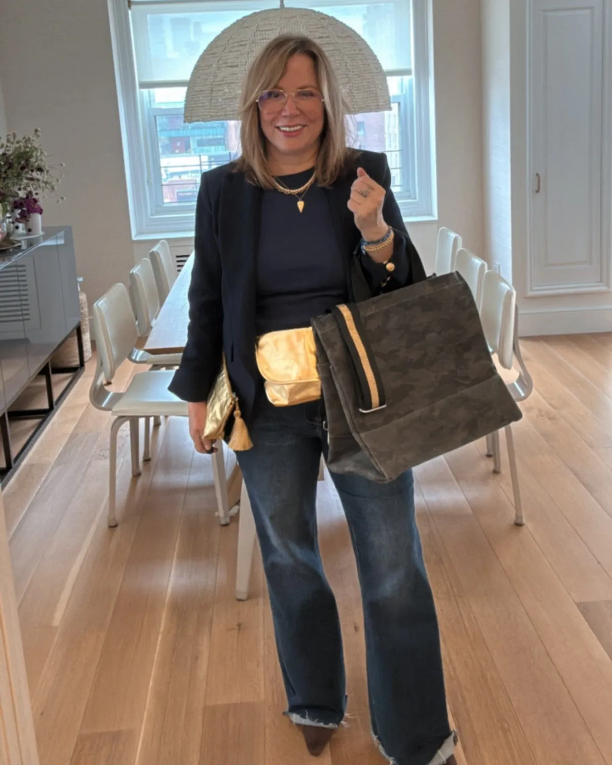 Black Camo Luxe North South Bag Gift Set - CYBER OFFER sold by Quilted Koala product image thumbnail 2