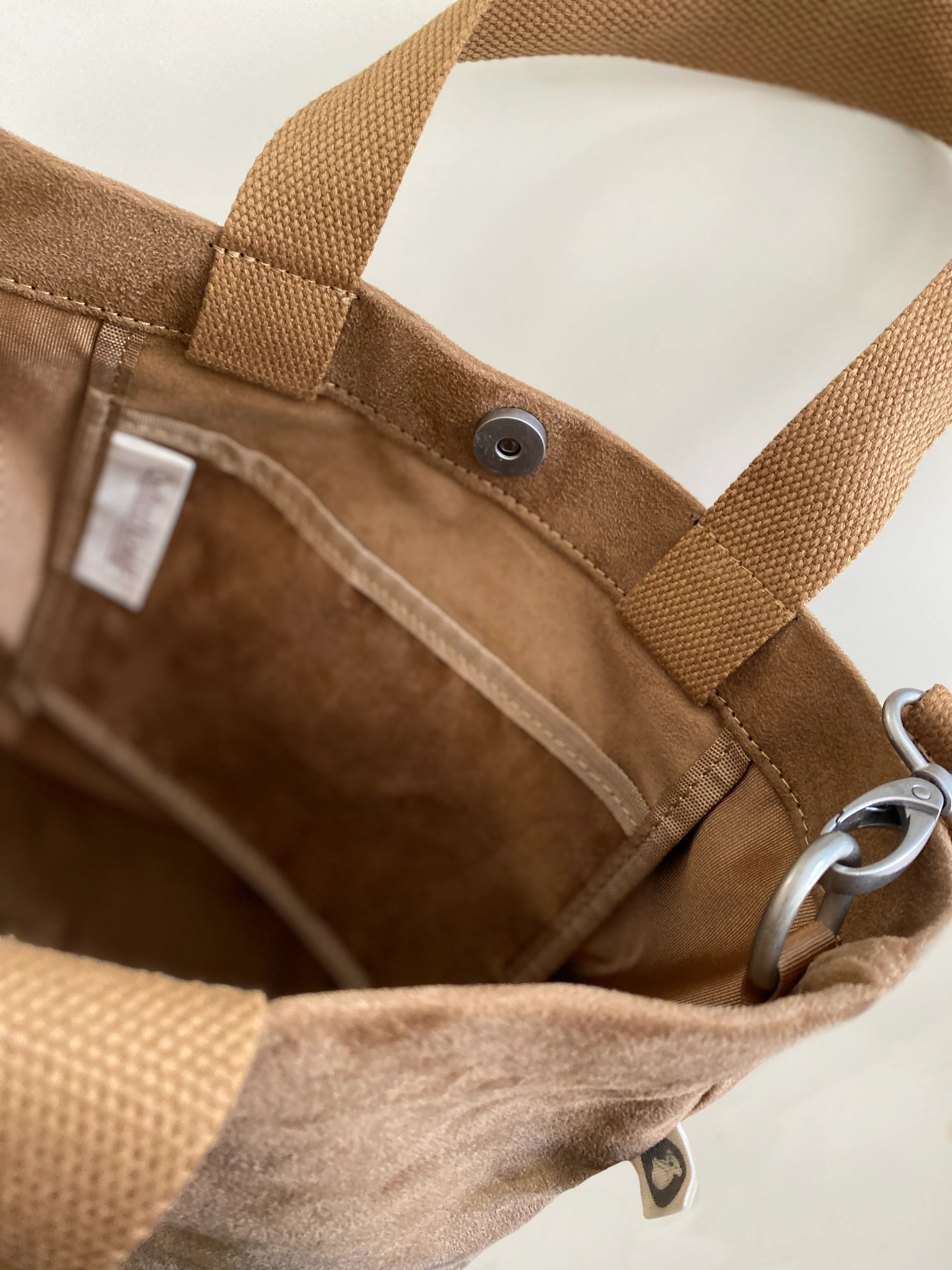 Vegan Suede Crossbody Bag in Mocha with TWO GIFTS! CYBER OFFER! sold by Quilted Koala product image thumbnail 4