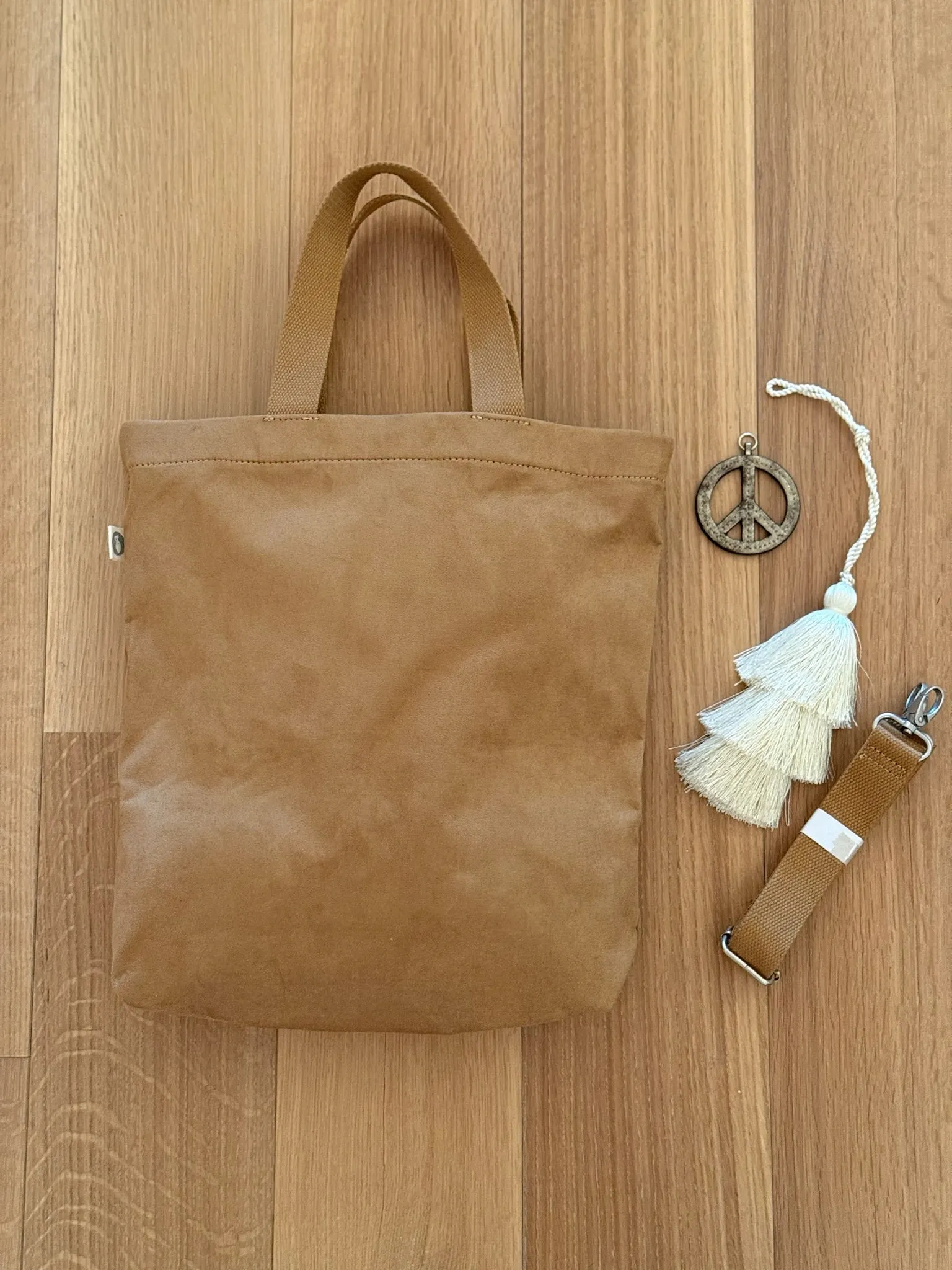 Vegan Suede Crossbody Bag in Mocha with TWO GIFTS! CYBER OFFER! sold by Quilted Koala product image thumbnail 2