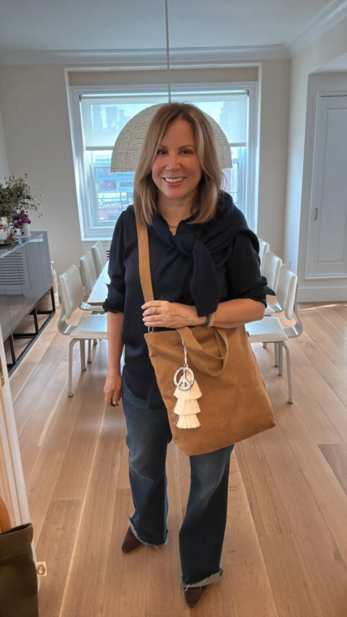 Vegan Suede Crossbody Bag in Mocha with TWO GIFTS! CYBER OFFER! sold by Quilted Koala product image thumbnail 3