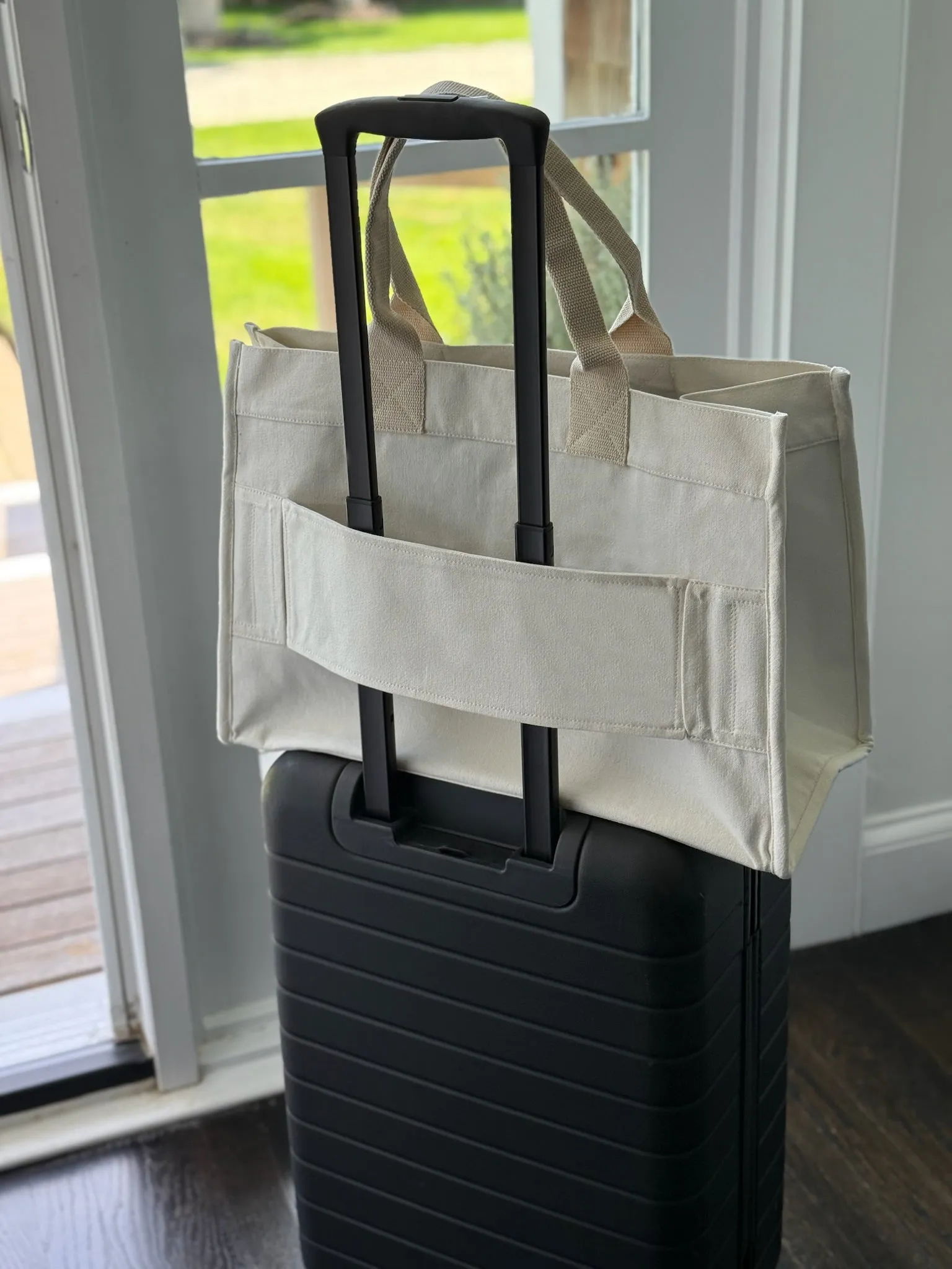 Golf Cart Anywhere Bag in Natural with Neon Pink GOLF sold by Quilted Koala product image thumbnail 5