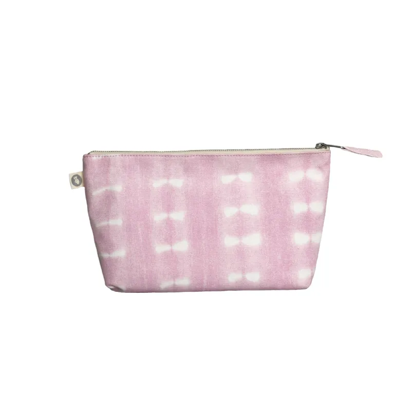 Pink Shibori Tie Dye Beach Clutch sold by Quilted Koala