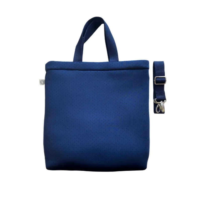 Koala Go! Town Crossbody Bag: Navy Neoprene sold by Quilted Koala