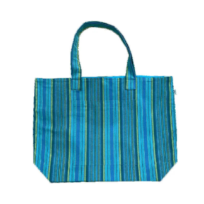 Everything Bag Basics - Happy BLUE Stripe sold by Quilted Koala