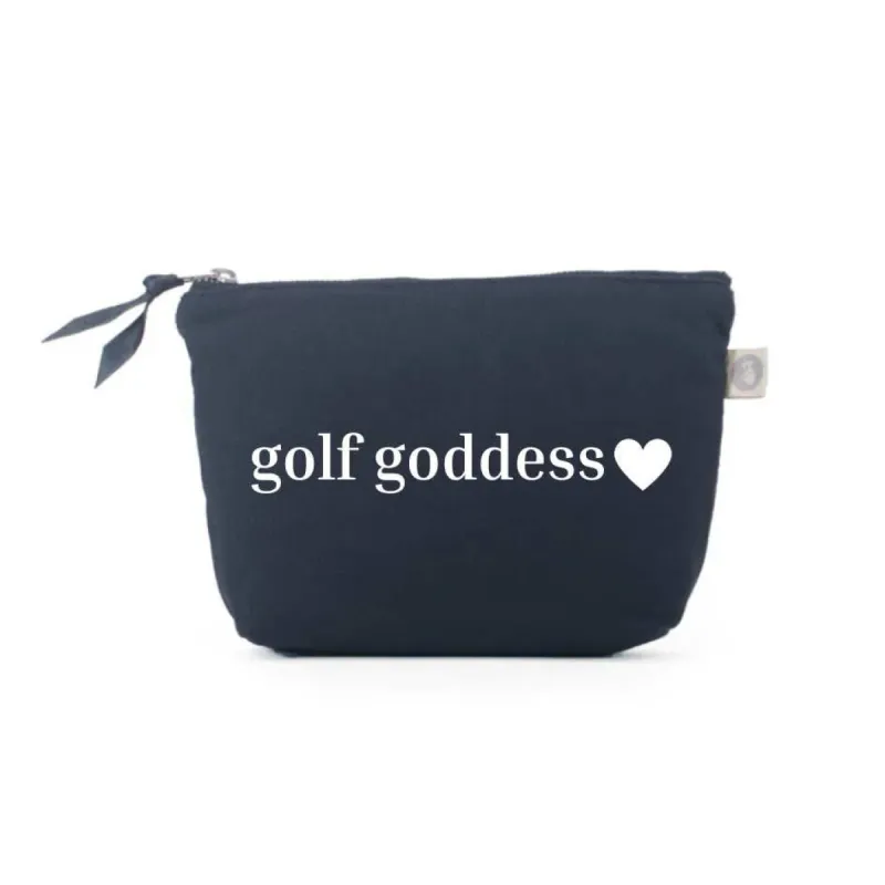 Golf Goddess Navy Makeup Bag - NEW! sold by Quilted Koala
