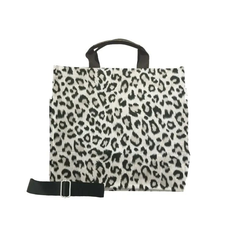 Leopard Luxe North South Crossbody sold by Quilted Koala