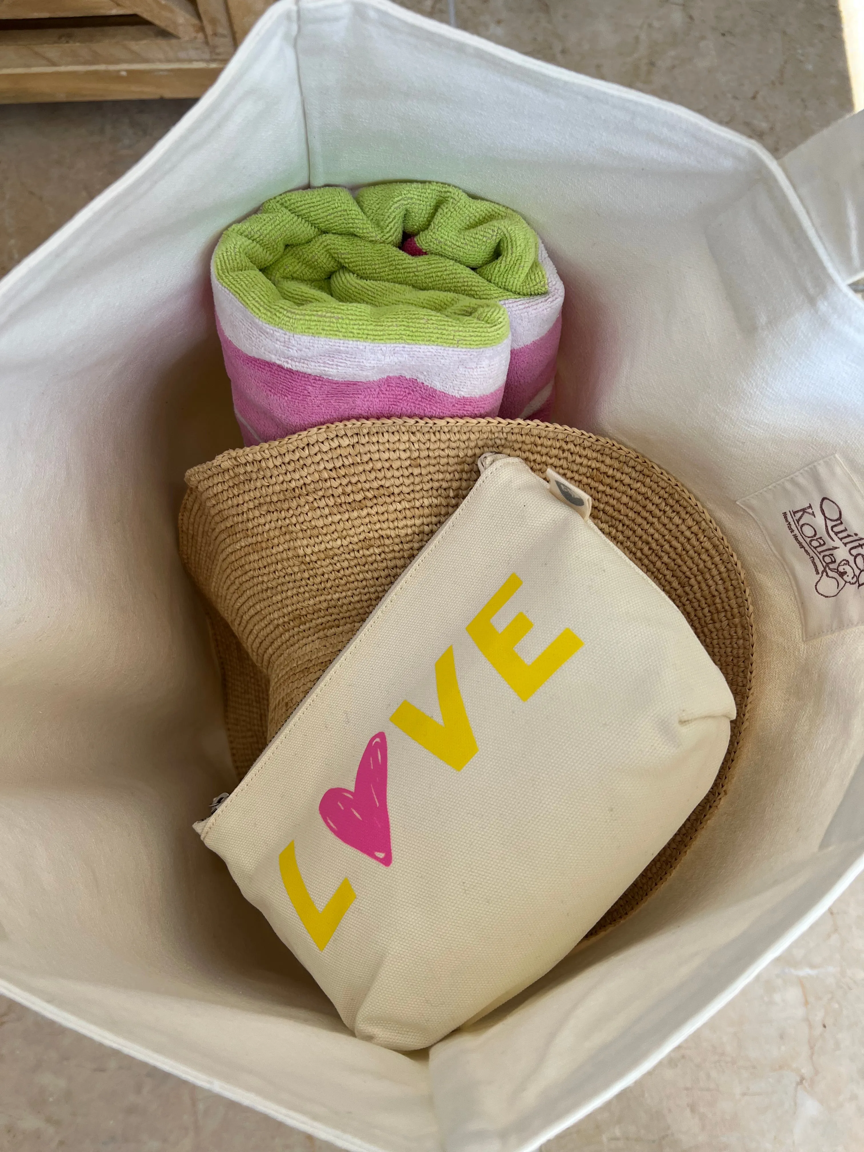 Natural Everything Bag sold by Quilted Koala product image thumbnail 2