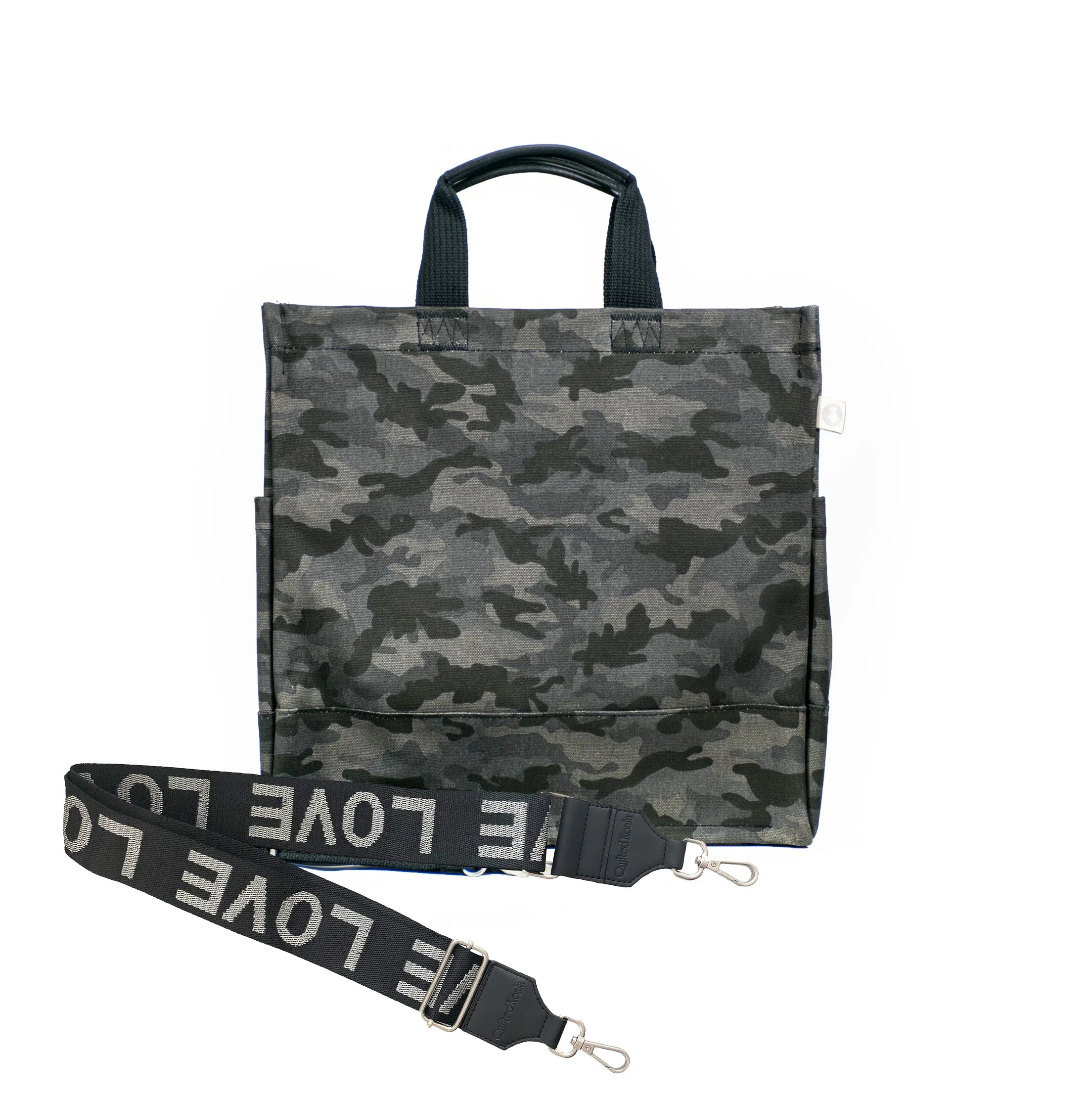 Mini Monogram Black Camo North South Bag sold by Quilted Koala product image thumbnail 3