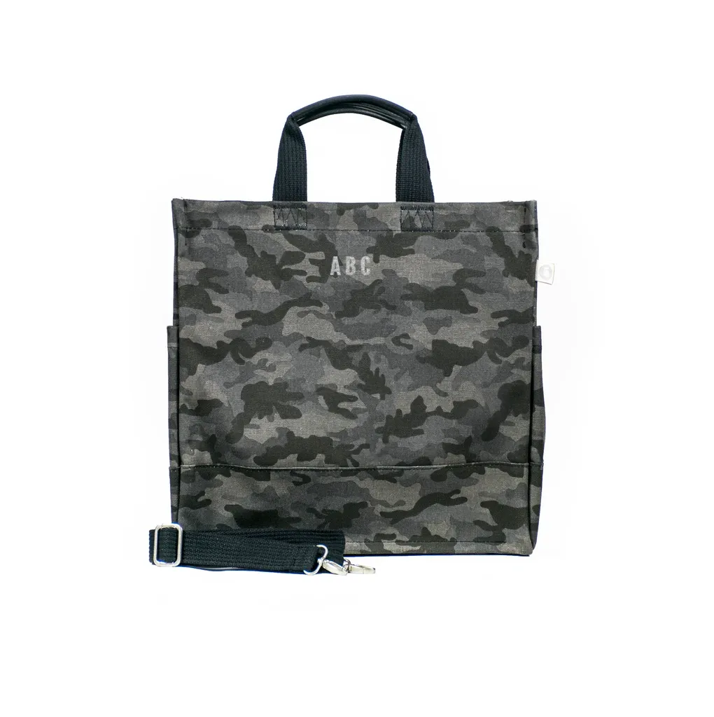 Mini Monogram Black Camo North South Bag sold by Quilted Koala