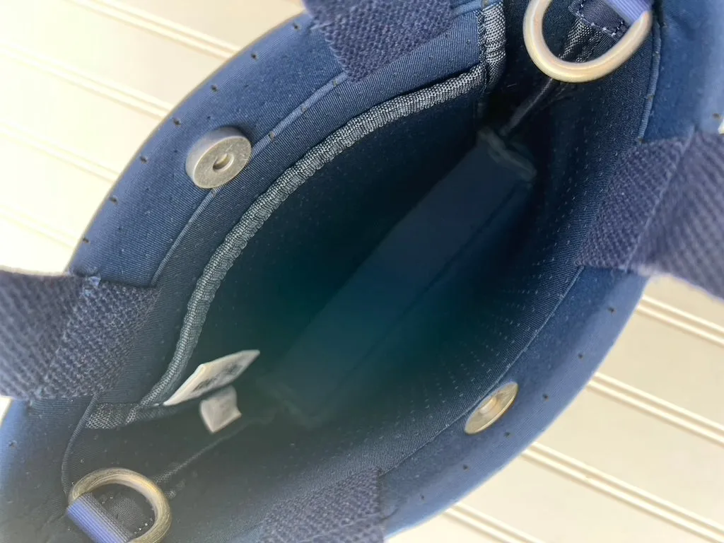 Koala Go! Midi Town Crossbody Bag: Navy Neoprene sold by Quilted Koala product image thumbnail 3