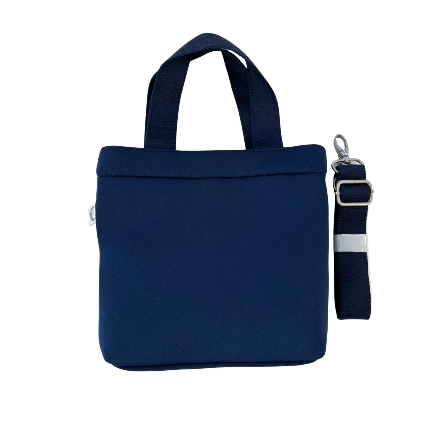 Koala Go! Midi Town Crossbody Bag: Navy Neoprene sold by Quilted Koala