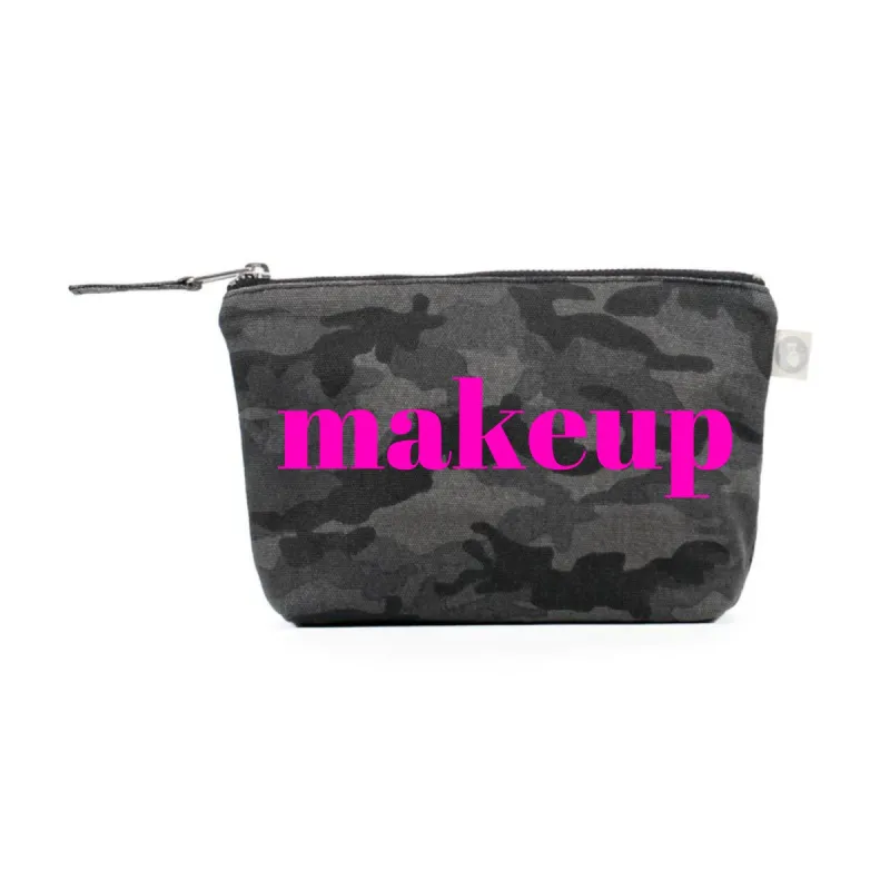 MAKEUP Makeup Bag in Black Camo  NEW! sold by Quilted Koala