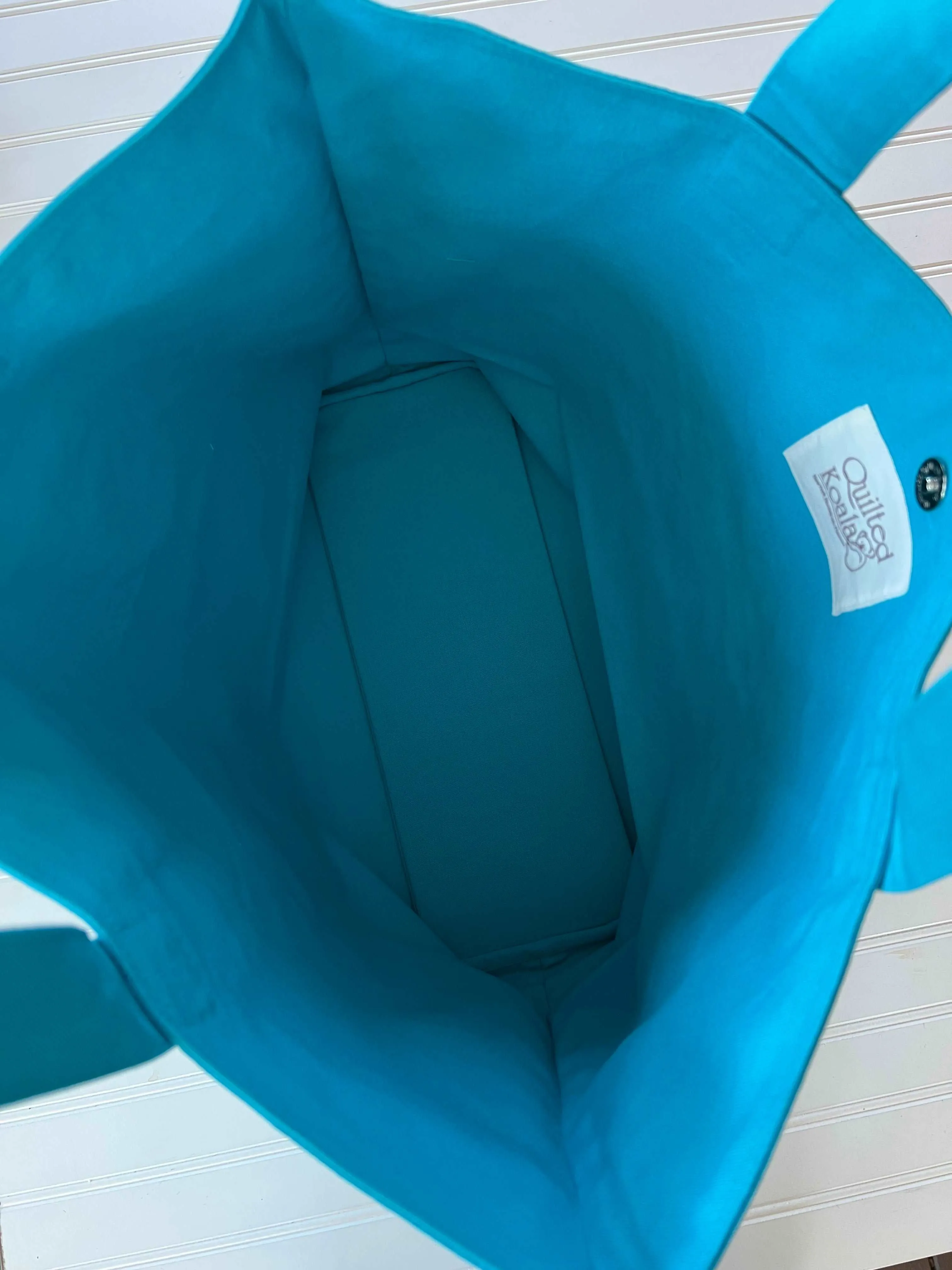 Aqua Everything Bag - NEW sold by Quilted Koala product image thumbnail 5