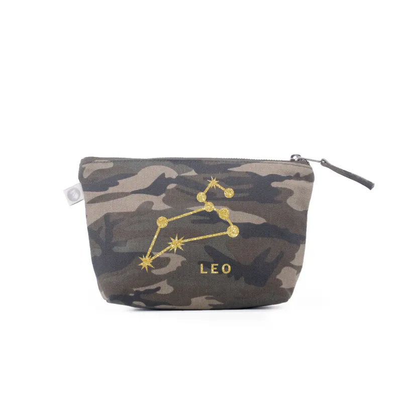 Zodiac Sign: Makeup Bag  - Leo sold by Quilted Koala