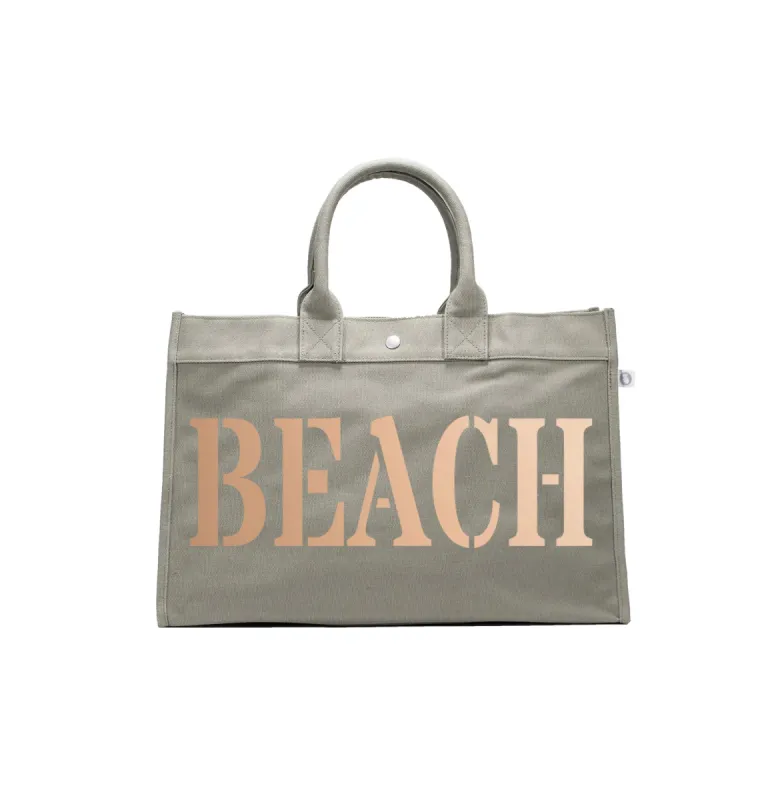 East West Bag: Olive with Rose Gold BEACH sold by Quilted Koala