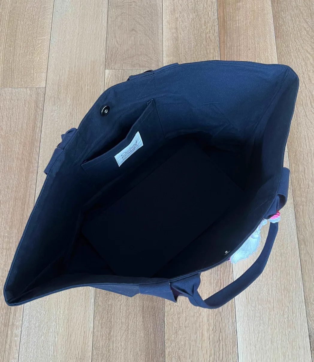 Chelsea Bag Navy Location Bag: Nashville - or CUSTOMIZE YOURS! sold by Quilted Koala product image thumbnail 2