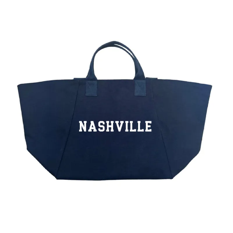 Chelsea Bag Navy Location Bag: Nashville - or CUSTOMIZE YOURS! sold by Quilted Koala