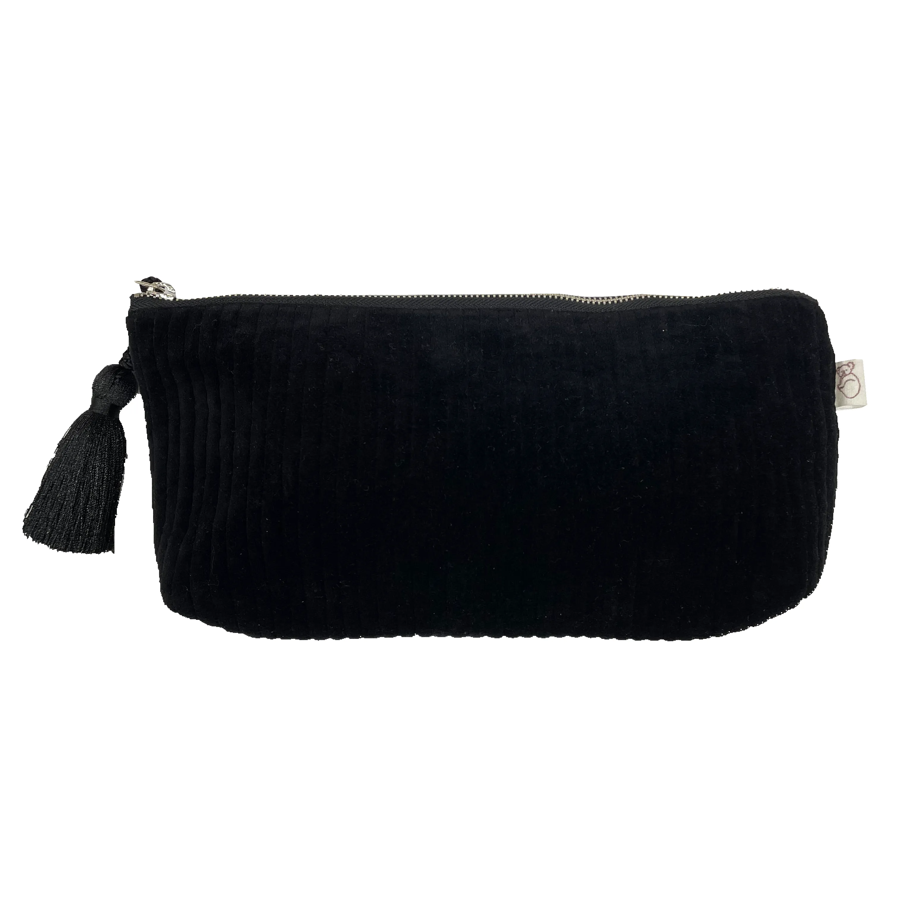 Quilted Velvet Hold Me Clutch - Black sold by Quilted Koala