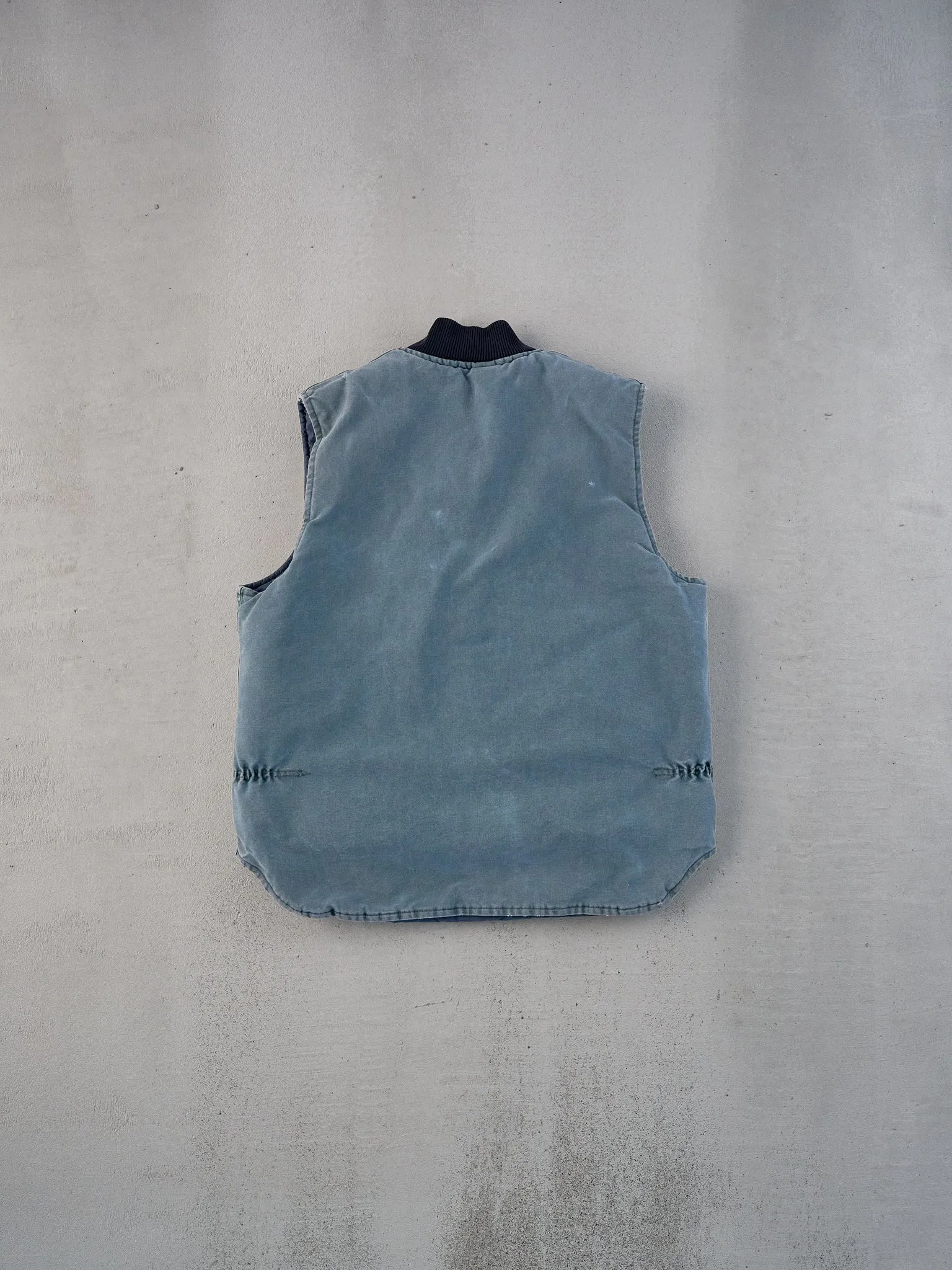 Vintage 90s Rare Light Blue Carhartt Workwear Vest (M) sold by Rebalance Vintage product image thumbnail 2
