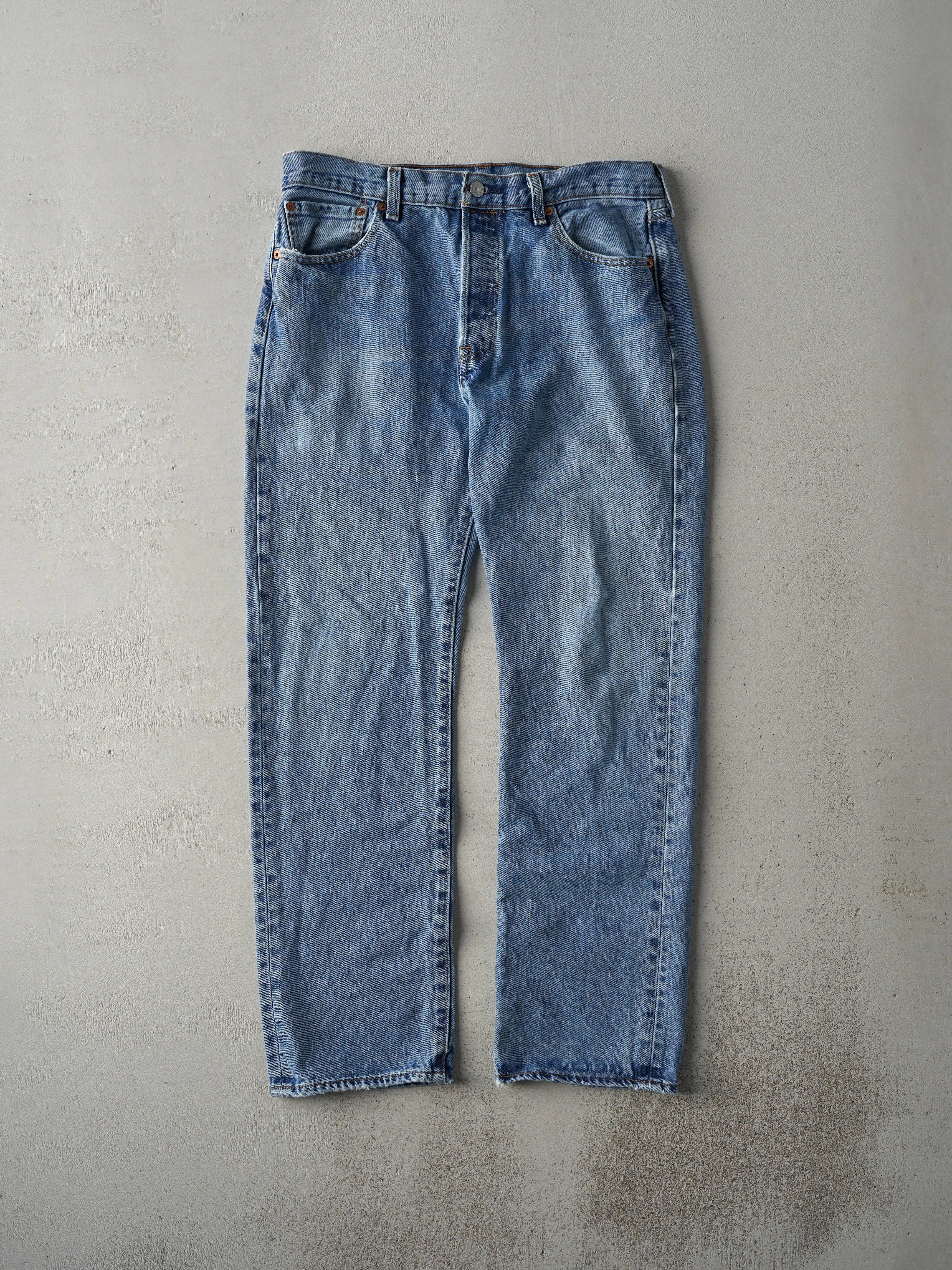 Vintage Y2K Light Wash Levi's 501 Jeans (33x28) sold by Rebalance Vintage