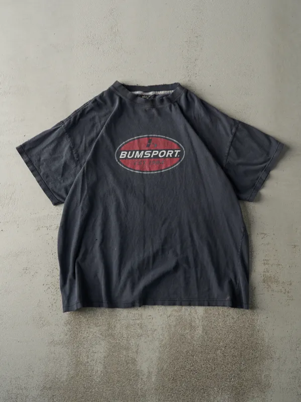 Vintage 90s Faded Black BUM Sport Logo Tee (L/XL) sold by Rebalance Vintage