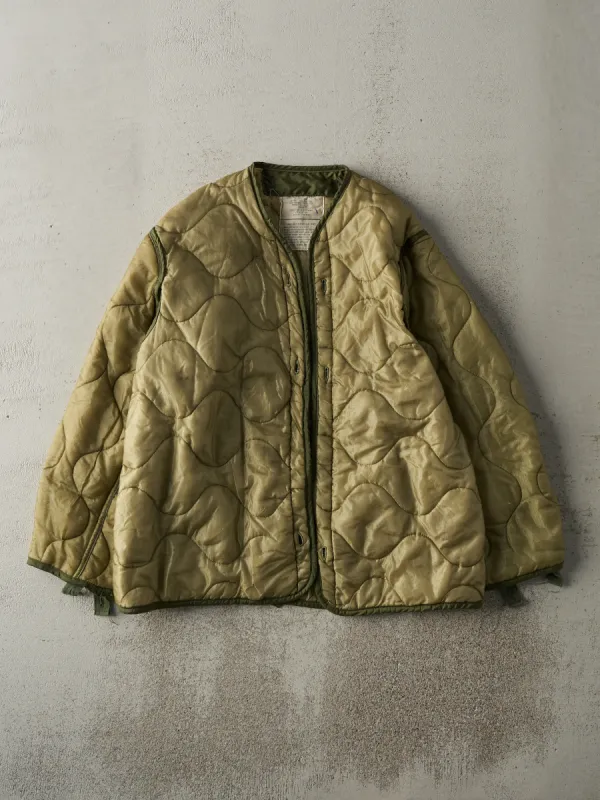 Vintage 90s Army Green Liner Jacket (M) sold by Rebalance Vintage