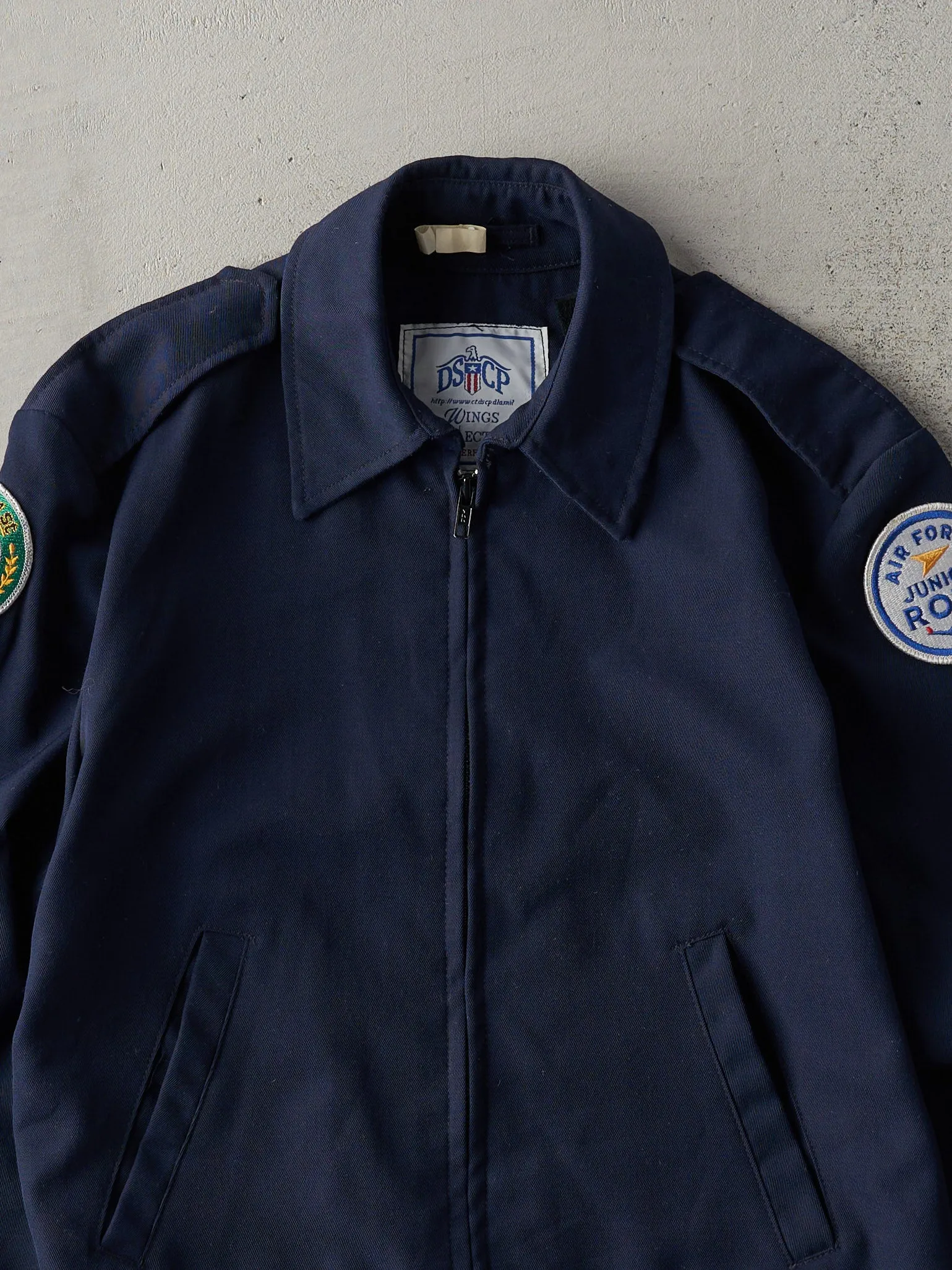 Vintage 80s Navy Air Force Harrington Jacket (S) sold by Rebalance Vintage product image thumbnail 2