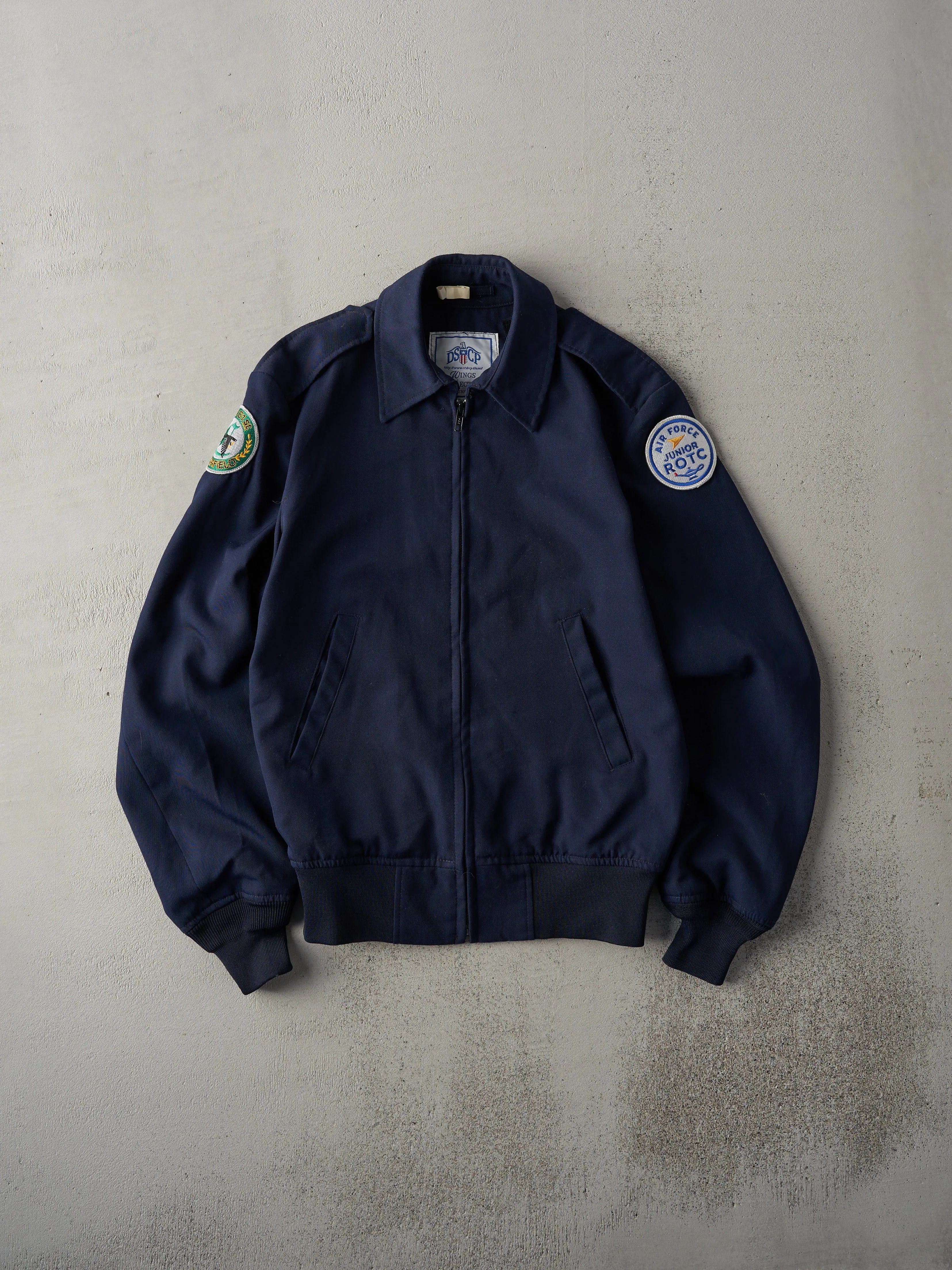 Vintage 80s Navy Air Force Harrington Jacket (S) sold by Rebalance Vintage