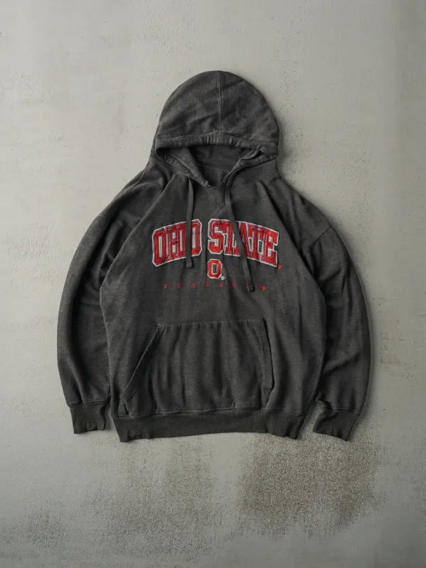 Vintage Y2K Grey Ohio State Buckeyes Embroidered Hoodie (L) sold by Rebalance Vintage