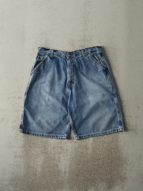 Vintage Y2K Light Wash Arizona Jean Co Carpenter Jean Shorts (33x10) sold by Rebalance Vintage
