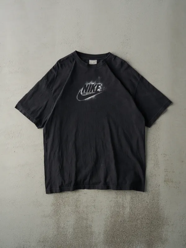 Vintage Y2K Black Nike Flame Logo "Go Like Hell" Tee (M/L) sold by Rebalance Vintage