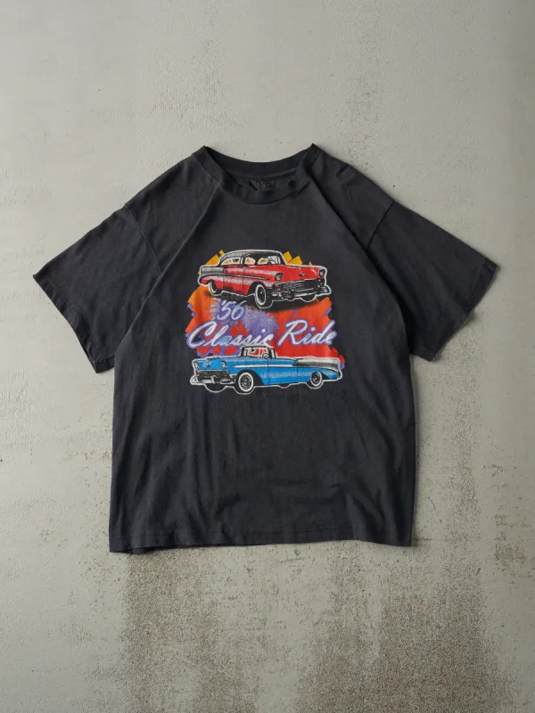 Vintage 90s Faded Black '56 Classic Ride Cars Tee (M) sold by Rebalance Vintage