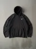 Vintage Y2K Faded Black Nike Logo Hoodie (L) sold by Rebalance Vintage