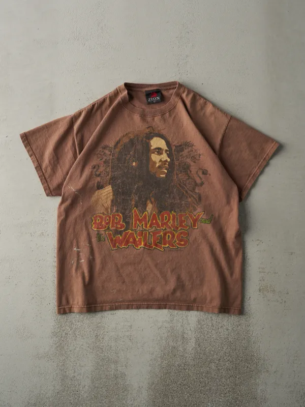 Vintage 08' Brown Bob Marley and the Wailers Tee (M) sold by Rebalance Vintage