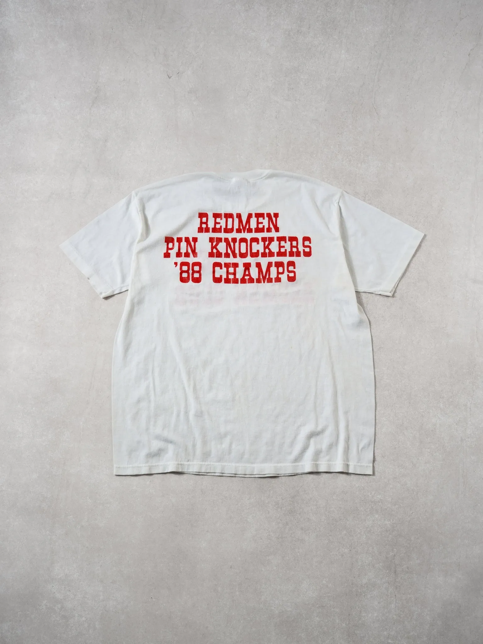 Vintage 80s St Peter Redmen Club Single Stitched Tee (M) sold by Rebalance Vintage product image thumbnail 2