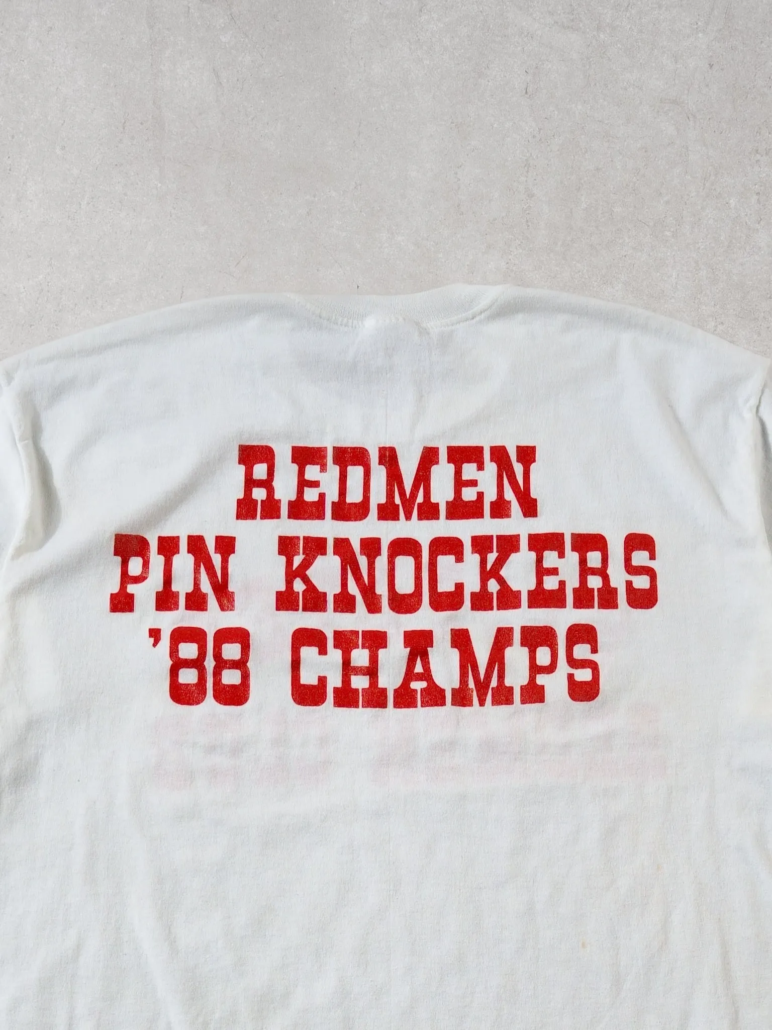 Vintage 80s St Peter Redmen Club Single Stitched Tee (M) sold by Rebalance Vintage product image thumbnail 4