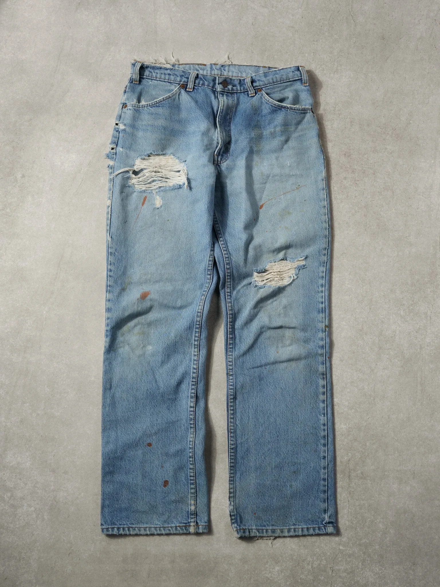 Vintage 90s Light Washed Levi's 619 Denim Jeans (32x30) sold by Rebalance Vintage