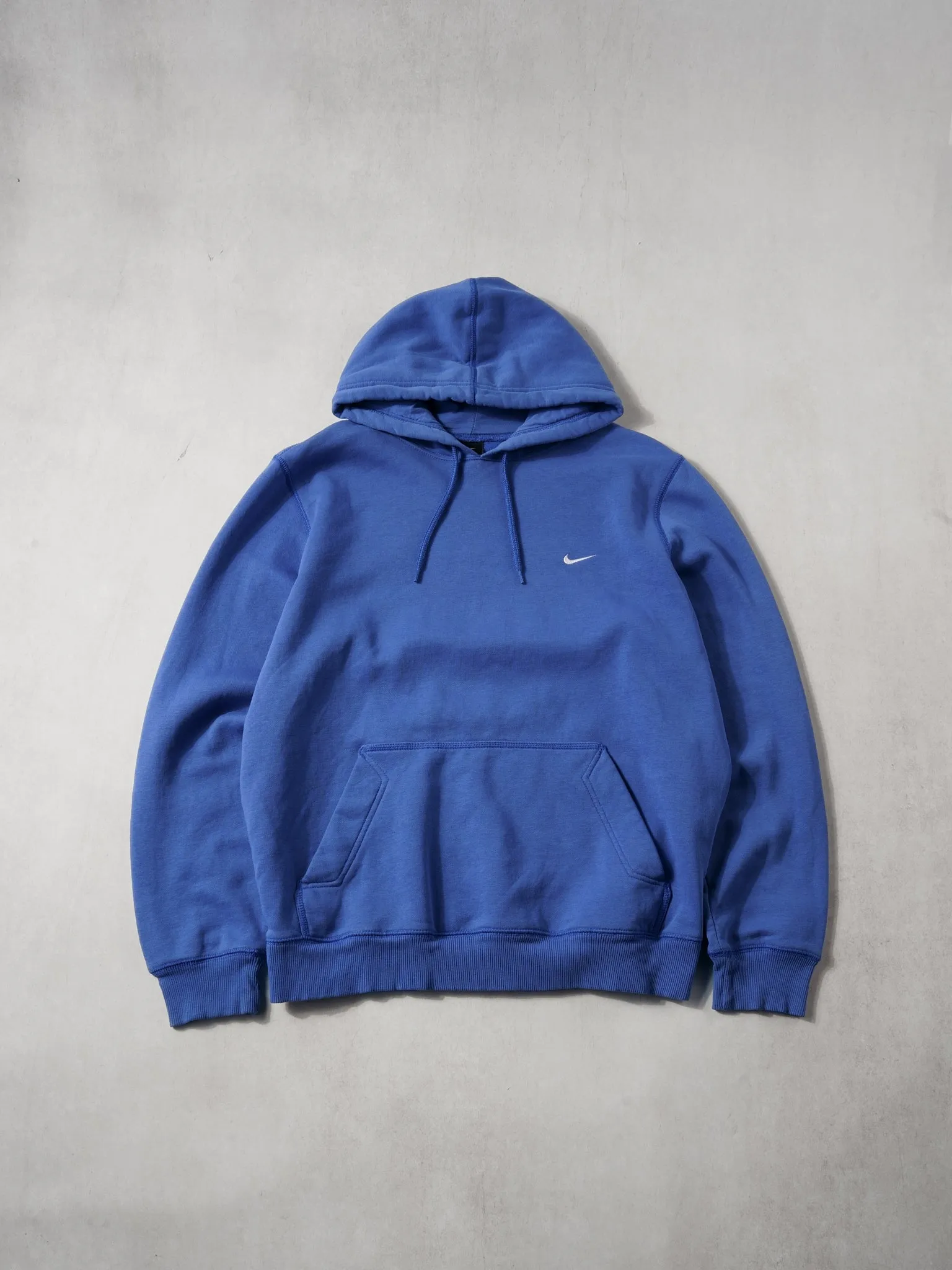 Vintage Y2k Royal Blue Nike Swoosh Hoodie (L) sold by Rebalance Vintage