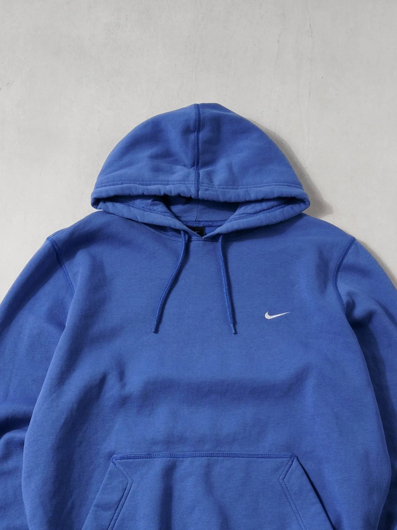 Vintage Y2k Royal Blue Nike Swoosh Hoodie (L) sold by Rebalance Vintage product image thumbnail 2