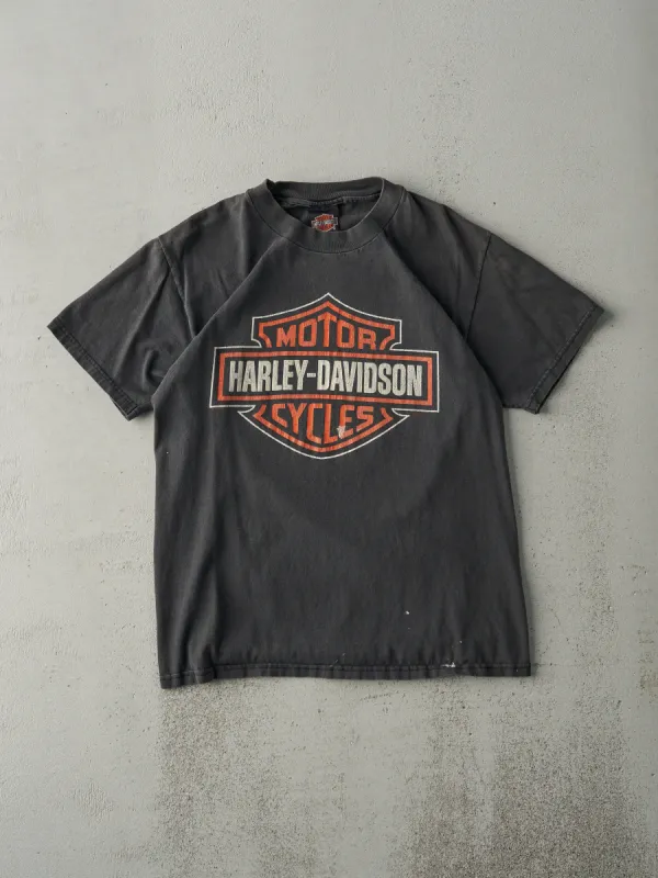 Vintage 96' Faded Black Sturgis, South Dakota Harley Davidson Tee (S) sold by Rebalance Vintage