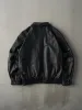 Vintage 90s Black Joes Casual Leather Jacket (M/L) sold by Rebalance Vintage