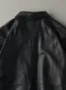 Vintage 90s Black Joes Casual Leather Jacket (M/L) sold by Rebalance Vintage
