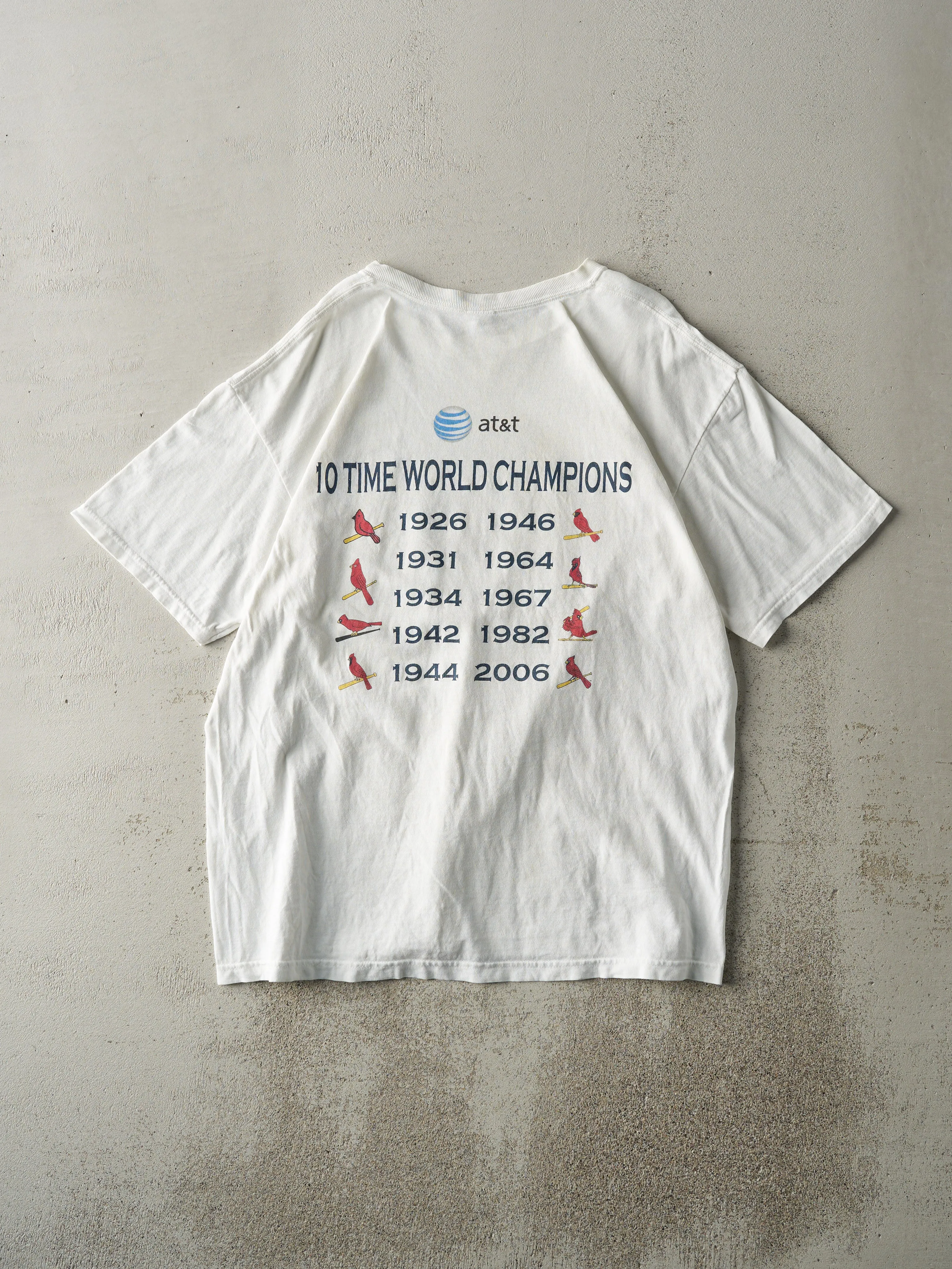 Vintage 06' White St. Louis Cardinals Tee (M/L) sold by Rebalance Vintage product image thumbnail 2