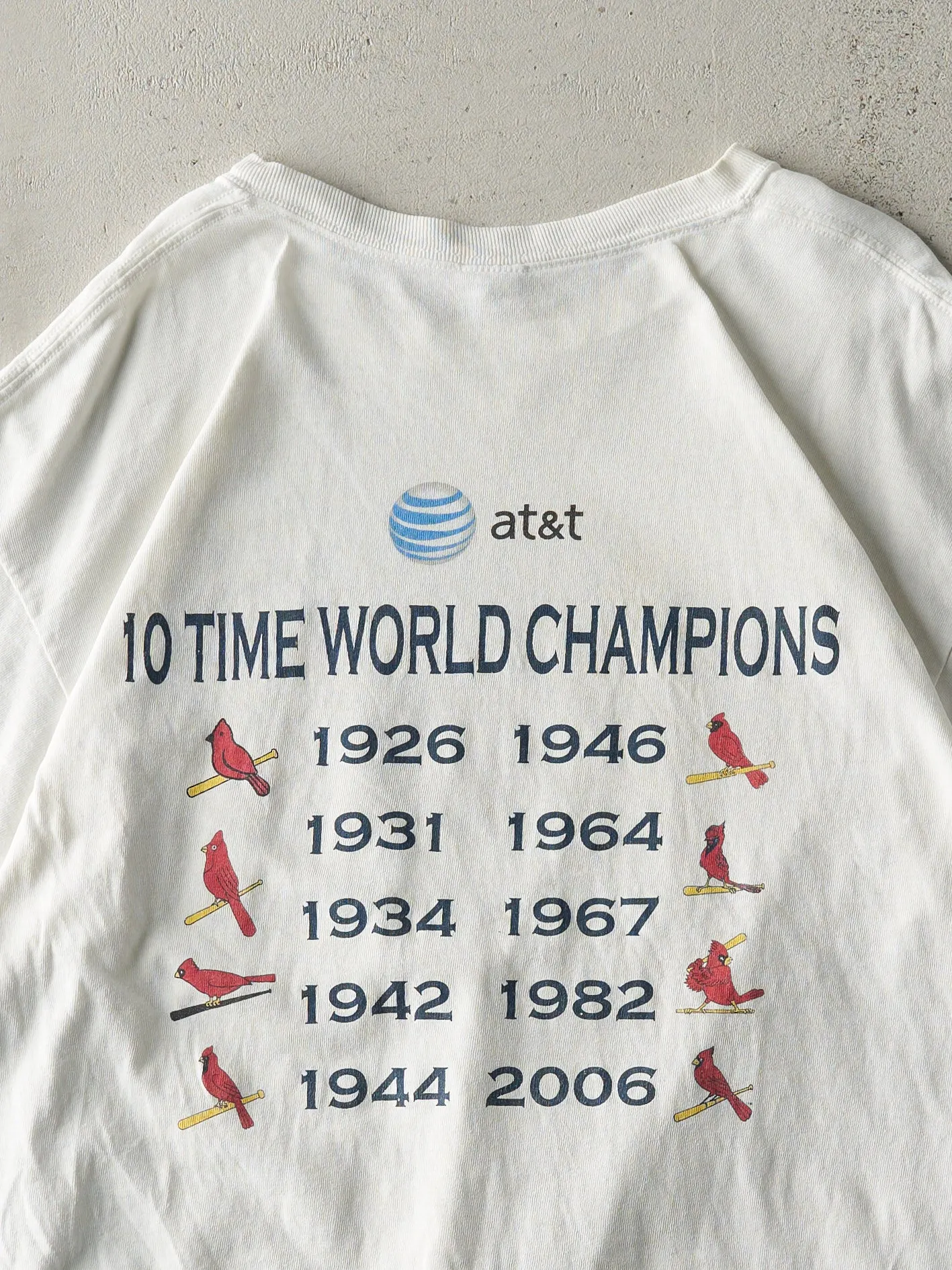 Vintage 06' White St. Louis Cardinals Tee (M/L) sold by Rebalance Vintage product image thumbnail 4