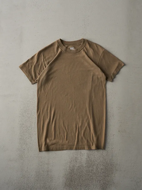 Vintage Y2K Dark Beige Duke Athletic Products Blank Tee (XS) sold by Rebalance Vintage