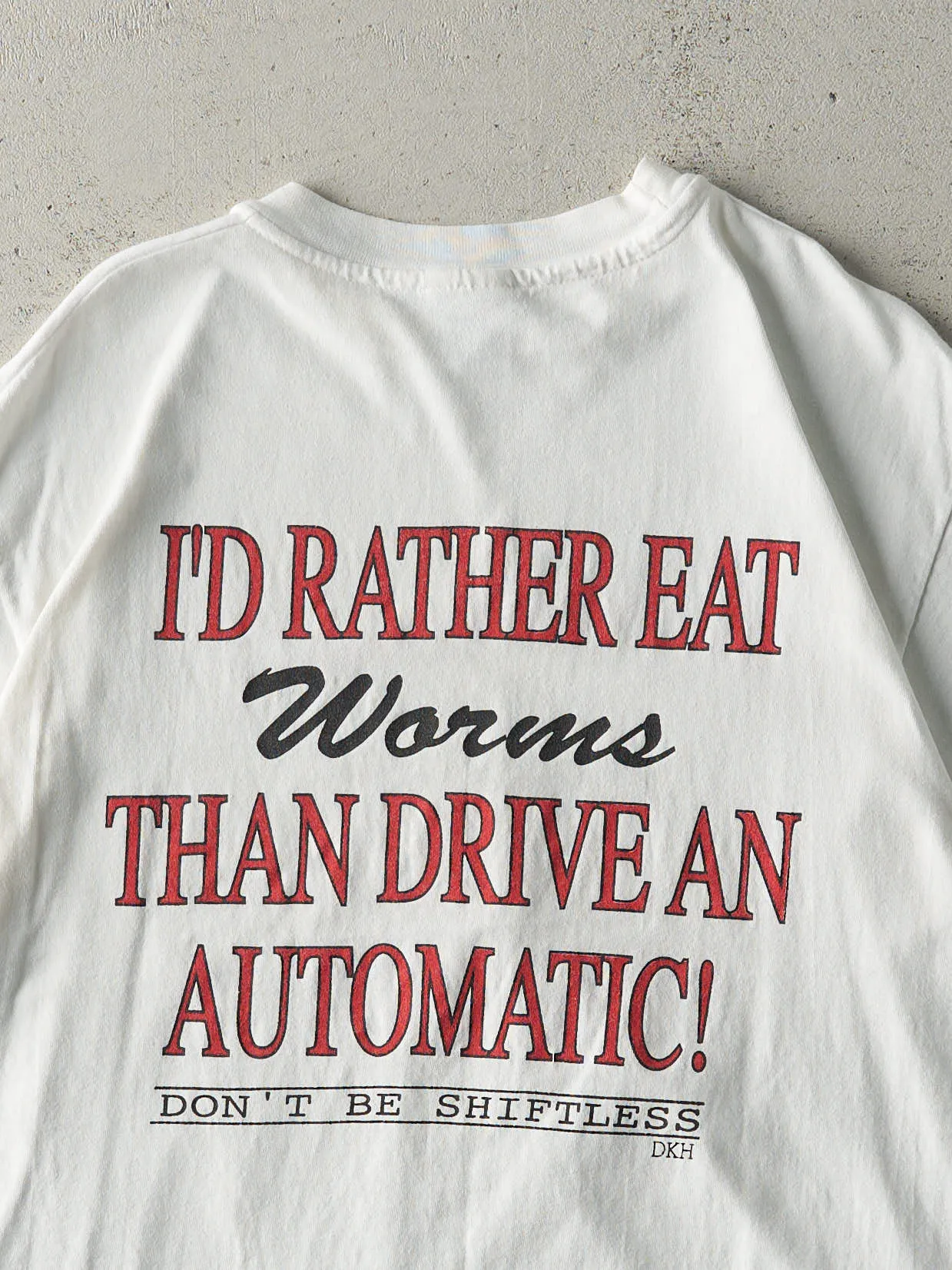 Vintage 90s White Haley Motor Sports Single Stitch Tee (M) sold by Rebalance Vintage product image thumbnail 4