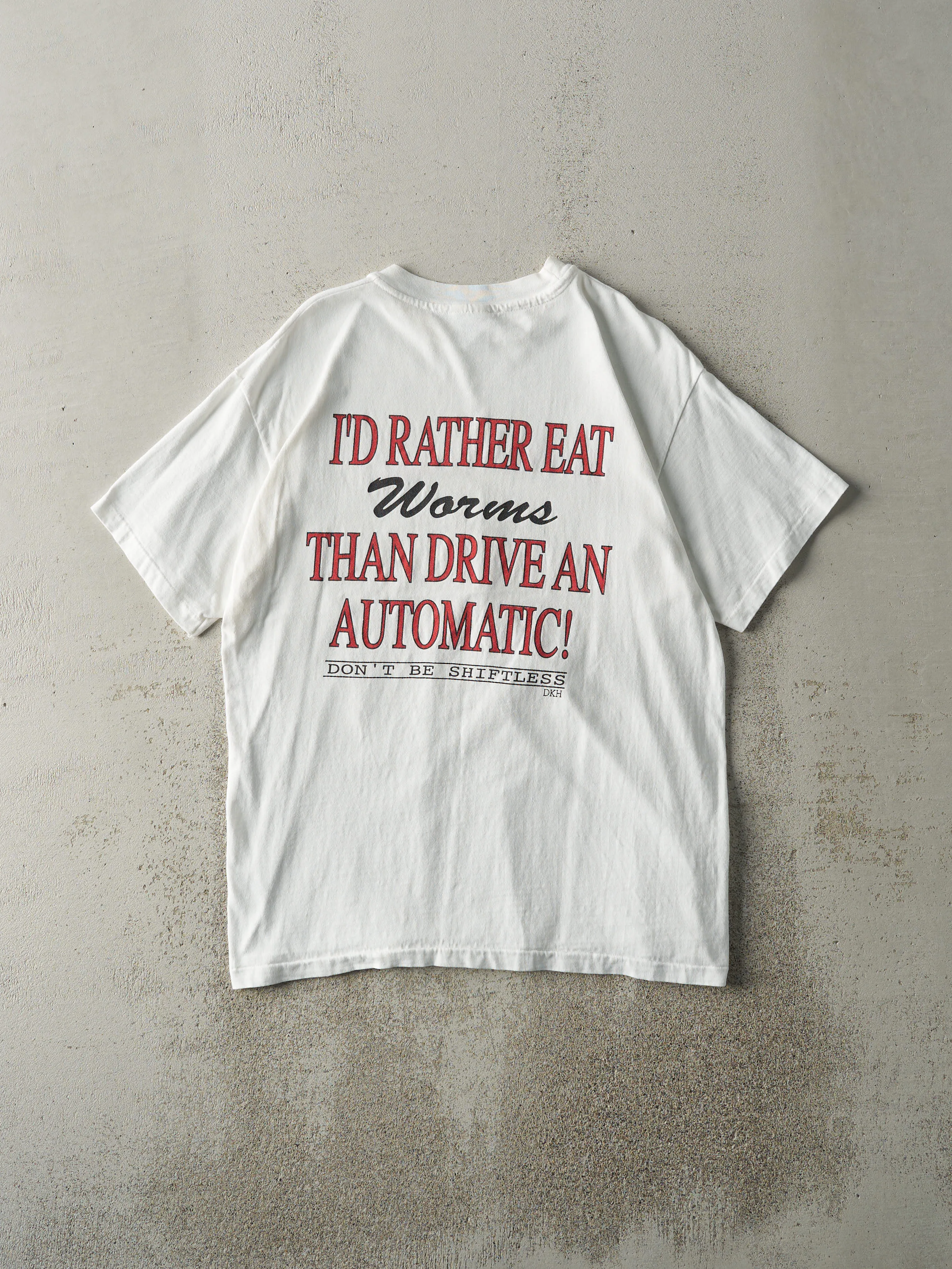 Vintage 90s White Haley Motor Sports Single Stitch Tee (M) sold by Rebalance Vintage product image thumbnail 2