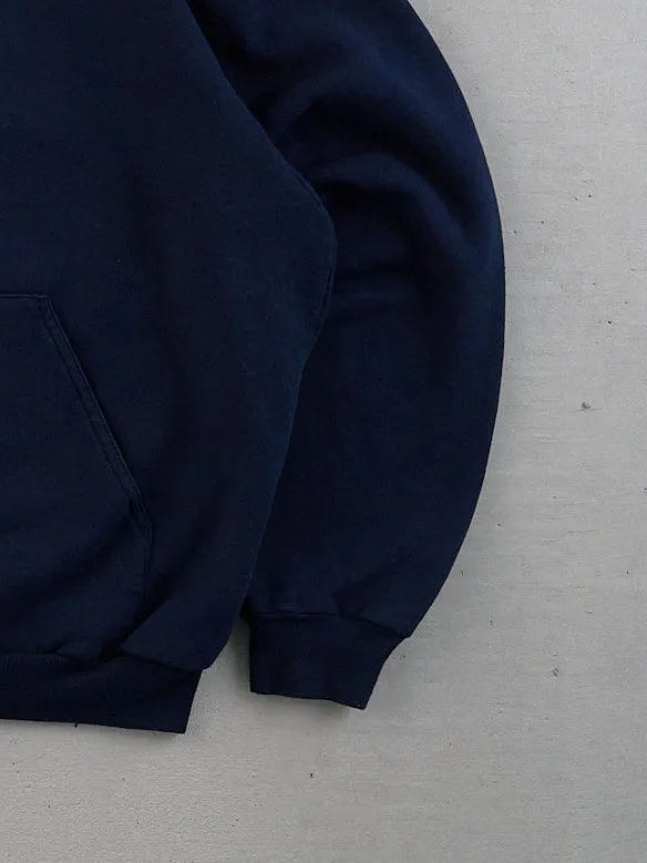 Vintage 90s Navy Blue Reebok Hoodie (L) sold by Rebalance Vintage product image thumbnail 2