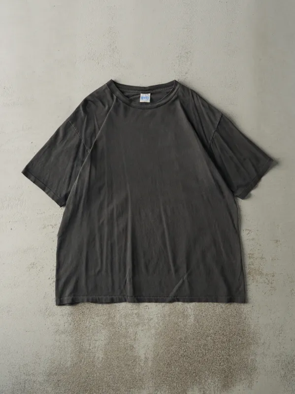 Vintage 90s Faded Black Blank Single Stitch Tee (L/XL) sold by Rebalance Vintage